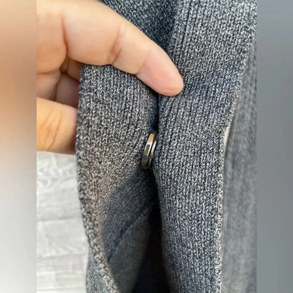 Cotton By Autumn Cashmere Women’s Zip Up Poncho size small EUC. - Picture 5 of 10